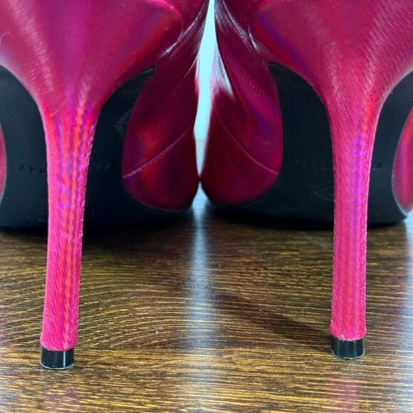 Katy Perry The Sissy hot pink iridescent 4” heel size 10 - Picture 6 of 10